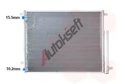 VAN WEZEL Kondenzátor klimatizace VAW 25015713, 25015713 VAN WEZEL Kondenzátor klimatizace VAW 25015713, 25015713