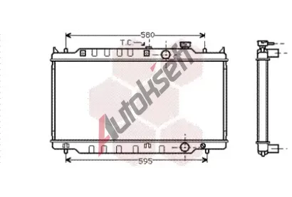 VAN WEZEL Chladi� vody VAW 27002117, 27002117