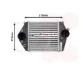 Chladi vzduchu intercooler VAN WEZEL ‐ VAW 27004188