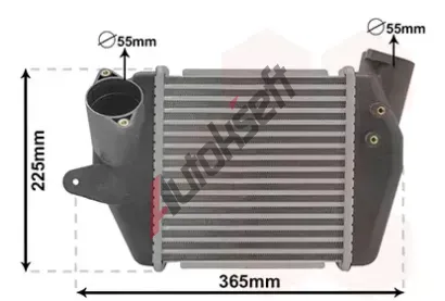 VAN WEZEL Chladi� vzduchu intercooler VAW 27004243, 27004243