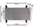 Kondenztor klimatizace VAN WEZEL ‐ VAW 27005231