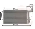 Kondenztor klimatizace VAN WEZEL ‐ VAW 27005242