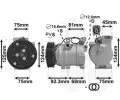 VAN WEZEL Kompresor - klimatizace ‐ VAW 2700K219