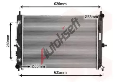 VAN WEZEL Chladi vody VAW 27012713, 27012713