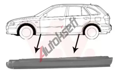 VAN WEZEL Práh dveří VAW 2732103, 2732103 VAN WEZEL Práh dveří VAW 2732103, 2732103