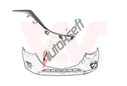 VAN WEZEL Ozdobn� / ochrann� li�ta n�razn�ku VAW 2744582, 2744582