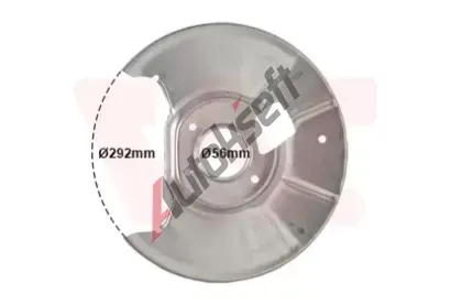 VAN WEZEL Ochrann� plech proti ne�istot�m brzdov�ho kotou�e VAW 2754373, 2754373