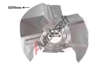 VAN WEZEL Ochrann plech proti neistotm brzdovho kotoue VAW 2758371, 2758371