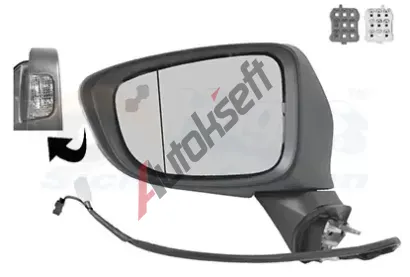 VAN WEZEL Vnější zpětné zrcátko * HAGUS * VAW 2766827, 2766827  VAN WEZEL Vnější zpětné zrcátko * HAGUS * VAW 2766827, 2766827