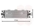 Chladi vzduchu intercooler VAN WEZEL ‐ VAW 28004045