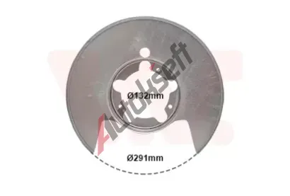 VAN WEZEL Ochrann� plech proti ne�istot�m brzdov�ho kotou�e VAW 2813373, 2813373