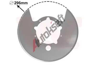 VAN WEZEL Ochrann� plech proti ne�istot�m brzdov�ho kotou�e VAW 2815375, 2815375