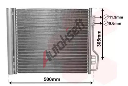 VAN WEZEL Kondenztor - klimatizace VAW 29005013, 29005013