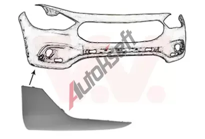 VAN WEZEL Spoiler VAW 2960502, 2960502