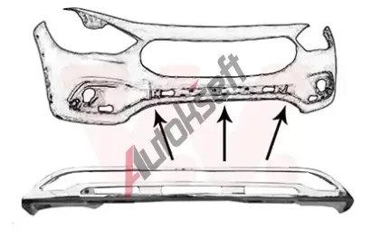VAN WEZEL Ozdobn / ochrann lita nraznku VAW 2960580, 2960580