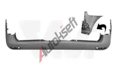 VAN WEZEL Nárazník VAW 2971549, 2971549  VAN WEZEL Nárazník VAW 2971549, 2971549