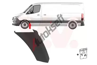 VAN WEZEL Ozdobn� / ochrann� li�ta blatn�ku VAW 2973401, 2973401