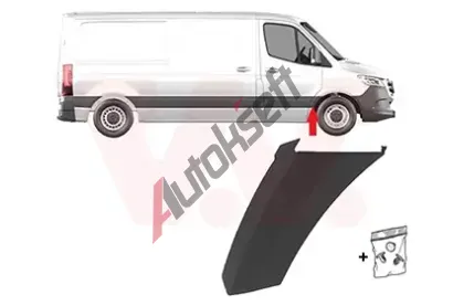 VAN WEZEL Ozdobn� / ochrann� li�ta blatn�ku VAW 2973402, 2973402