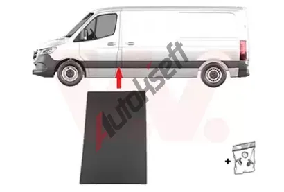 VAN WEZEL Ozdobn� / ochrann� li�ta bo�n� st�ny VAW 2973415, 2973415