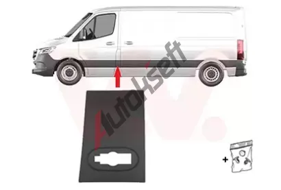 VAN WEZEL Ozdobn� / ochrann� li�ta bo�n� st�ny VAW 2973417, 2973417