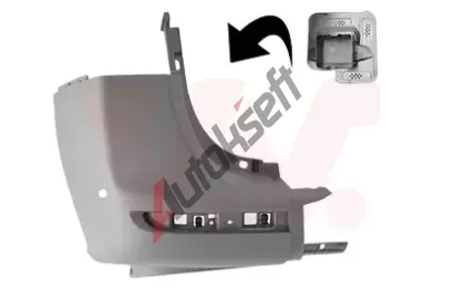 VAN WEZEL Nárazník VAW 2978537, 2978537  VAN WEZEL Nárazník VAW 2978537, 2978537