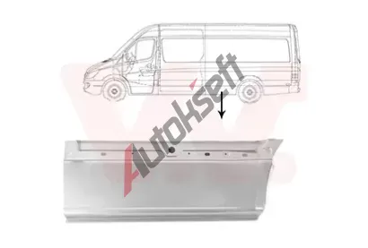 VAN WEZEL Boční stěna VAW 2982141, 2982141 VAN WEZEL Boční stěna VAW 2982141, 2982141