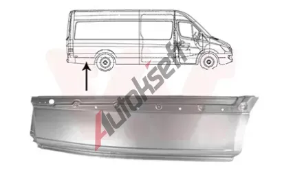 VAN WEZEL Boční stěna VAW 2982144, 2982144 VAN WEZEL Boční stěna VAW 2982144, 2982144