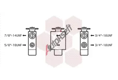 VAN WEZEL Expanzn� ventil klimatizace VAW 30001113, 30001113