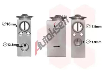 VAN WEZEL Expanzn ventil klimatizace VAW 30001599, 30001599