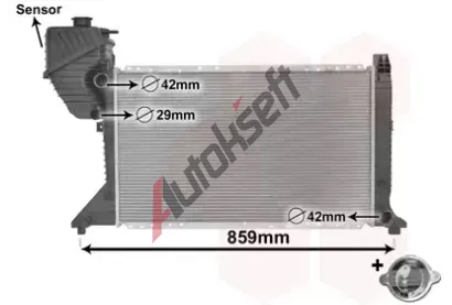 VAN WEZEL Chladi vody VAW 30002300, 30002300