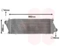 Chladi vzduchu intercooler VAN WEZEL ‐ VAW 30004217