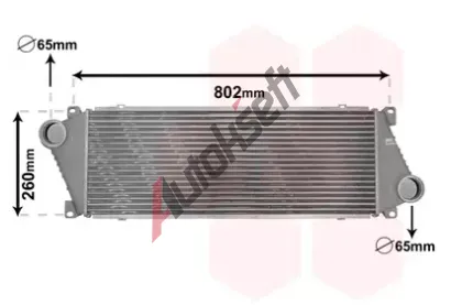 VAN WEZEL Chladi vzduchu intercooler VAW 30004217, 30004217