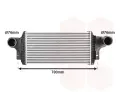 Chladi vzduchu intercooler VAN WEZEL ‐ VAW 30004549