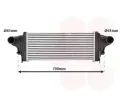 Chladi vzduchu intercooler VAN WEZEL ‐ VAW 30004551