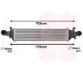 Chladi vzduchu intercooler VAN WEZEL ‐ VAW 30004658