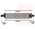 Chladi vzduchu intercooler VAN WEZEL ‐ VAW 30004659