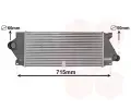 Chladi vzduchu intercooler VAN WEZEL ‐ VAW 30004677