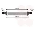 Chladi vzduchu intercooler VAN WEZEL ‐ VAW 30004726