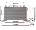 Kondenztor klimatizace VAN WEZEL ‐ VAW 30005222