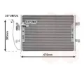 Kondenztor klimatizace VAN WEZEL ‐ VAW 30005330