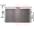 Kondenztor klimatizace VAN WEZEL ‐ VAW 30005484