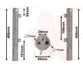 Vysoue klimatizace VAN WEZEL ‐ VAW 3000D090