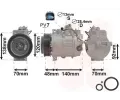 Kompresor klimatizace VAN WEZEL ‐ VAW 3000K393