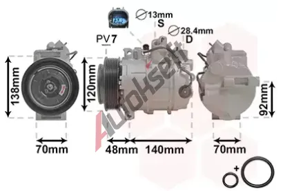 VAN WEZEL Kompresor klimatizace VAW 3000K393, 3000K393