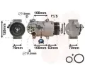 VAN WEZEL Kompresor klimatizace ‐ VAW 3000K404