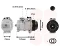 Kompresor klimatizace VAN WEZEL ‐ VAW 3000K530