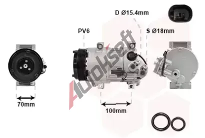 VAN WEZEL Kompresor klimatizace *** IR PLUS *** VAW 3000K576, 3000K576