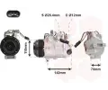 Kompresor klimatizace VAN WEZEL ‐ VAW 3000K676