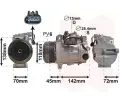 Kompresor klimatizace VAN WEZEL ‐ VAW 3000K682