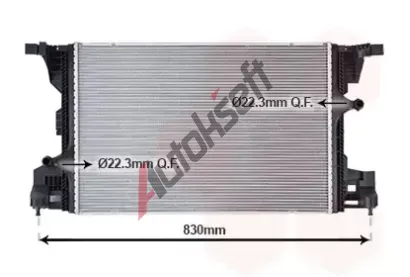 VAN WEZEL Chladi vody VAW 30012715, 30012715